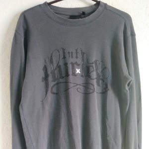 Hurley Distressed Thermal Long Sleeve Size Medium